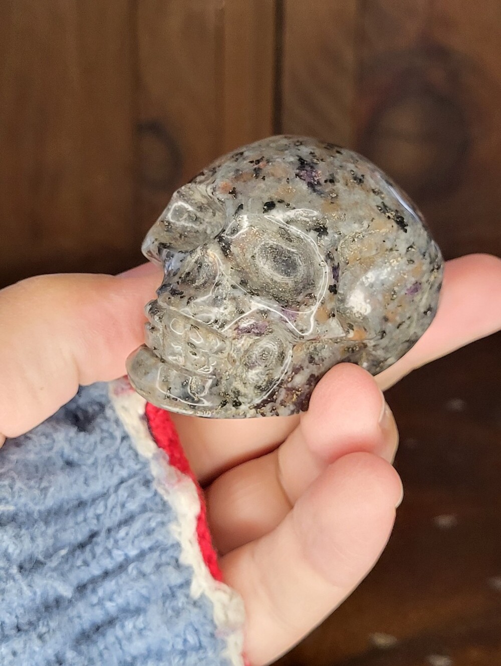 Yooperlite Skull - Picture 4 of 17